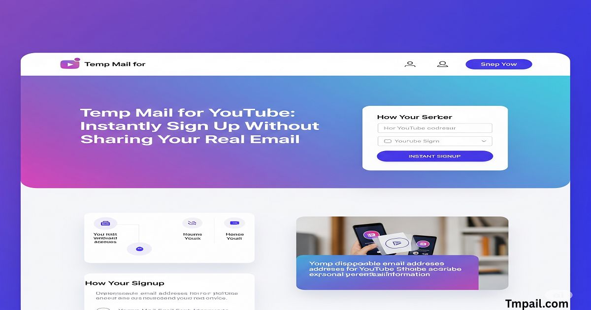 Temp Mail for YouTube: Sign Up Without Using Your Real Email